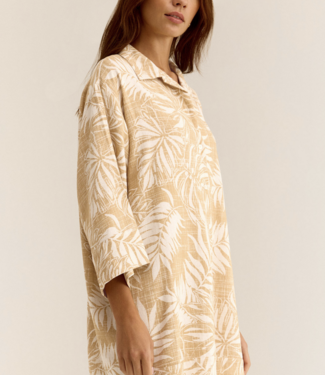 Z Supply Camden Sandy Bay Palm Tunic Dress