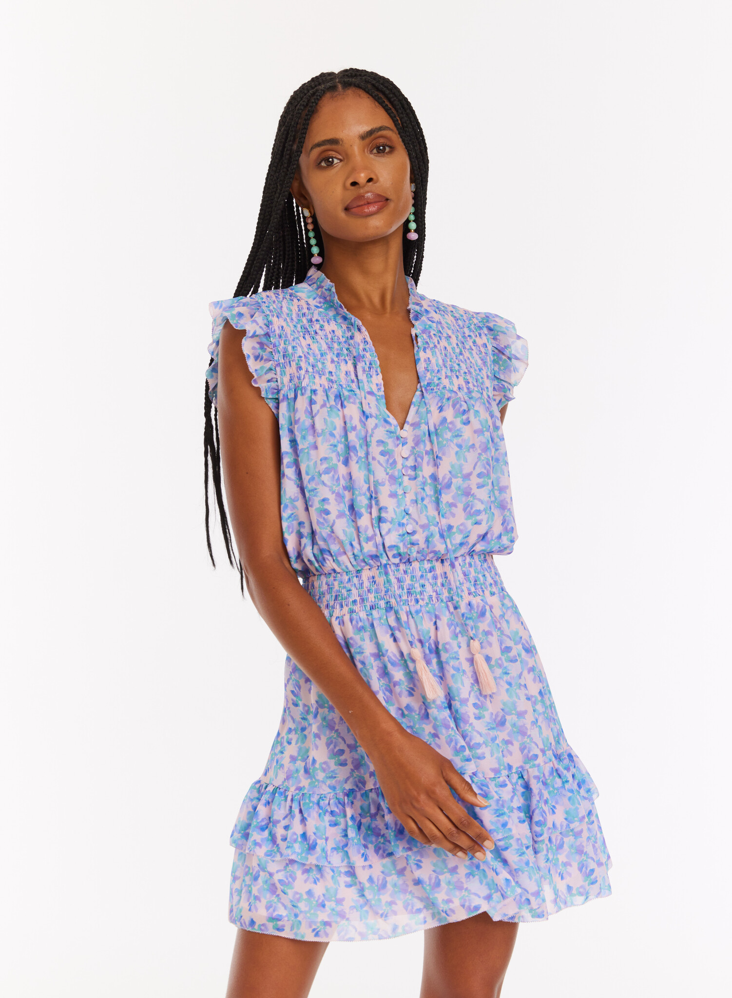 Hazel Mini Dress Coastal Bliss