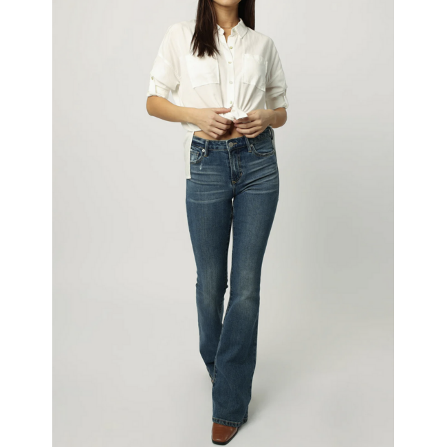 Dear John Arianna Tie Front Top