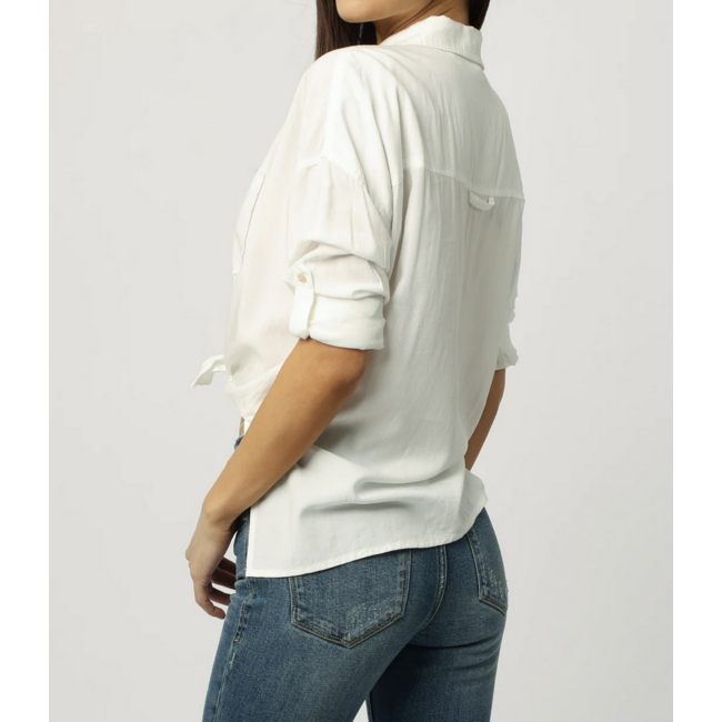 Dear John Arianna Tie Front Top