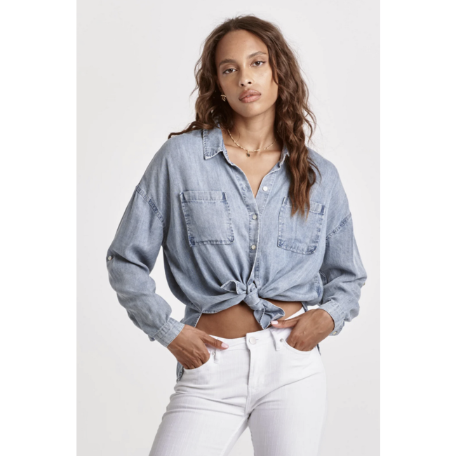 Dear John Arianna Tie Front Top