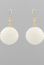 Golf Ball Drop Earrings