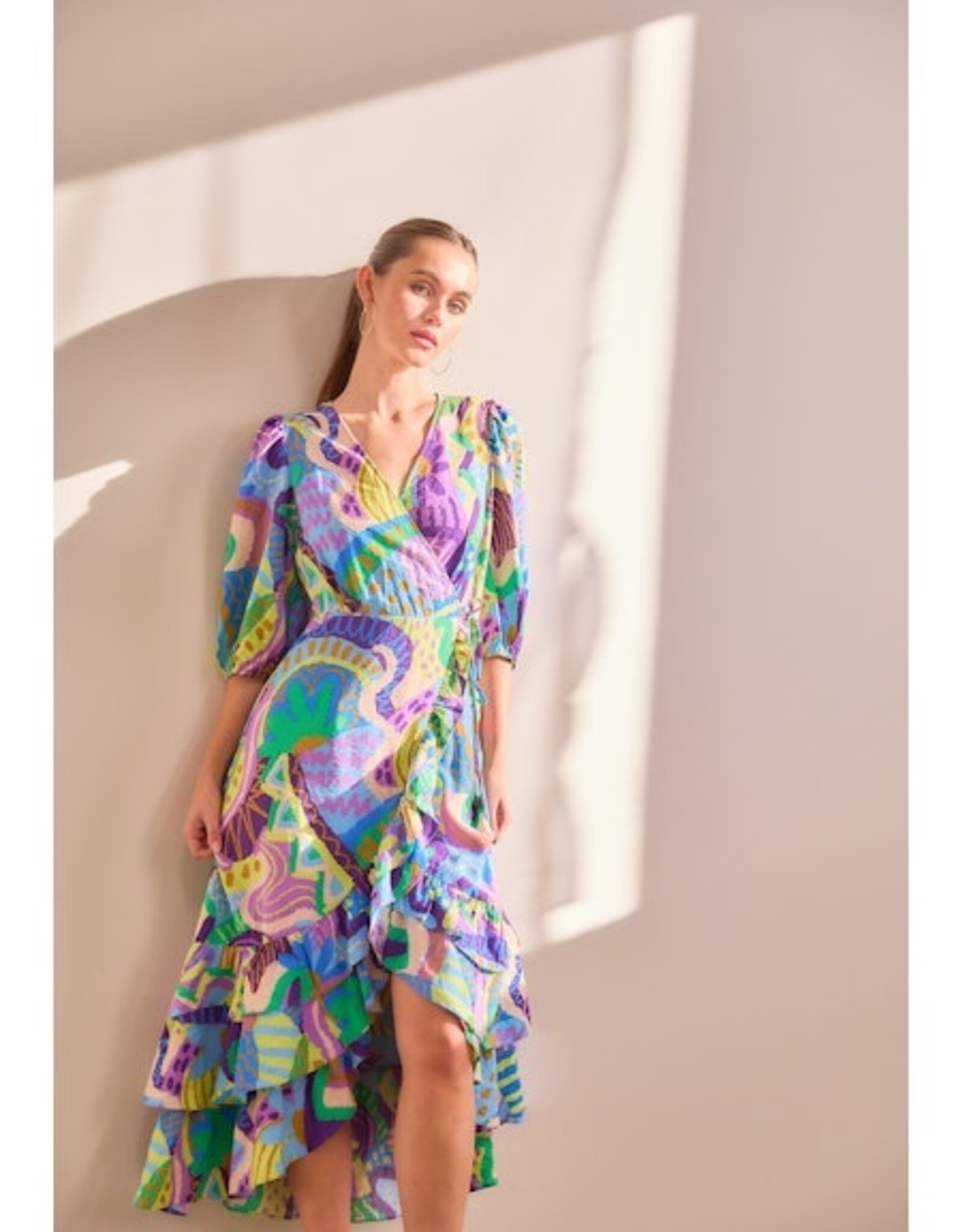 Meet Me In Santorini Frida Maxi Dress