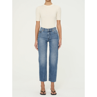 DL1961 Mara Straight Mid Rise Instasculpt Ankle