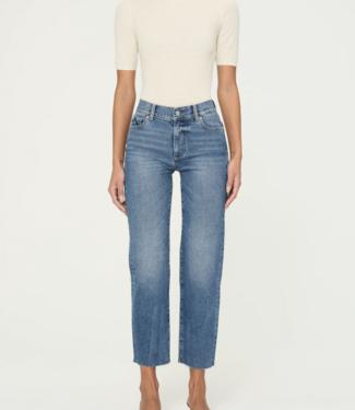 DL1961 Mara Straight Mid Rise Instasculpt Ankle