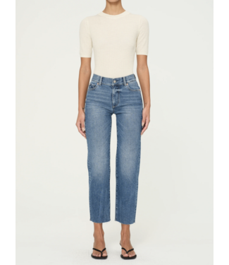 DL1961 Mara Straight Mid Rise Instasculpt Ankle