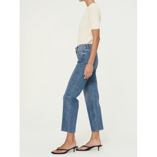 DL1961 Mara Straight Mid Rise Instasculpt Ankle