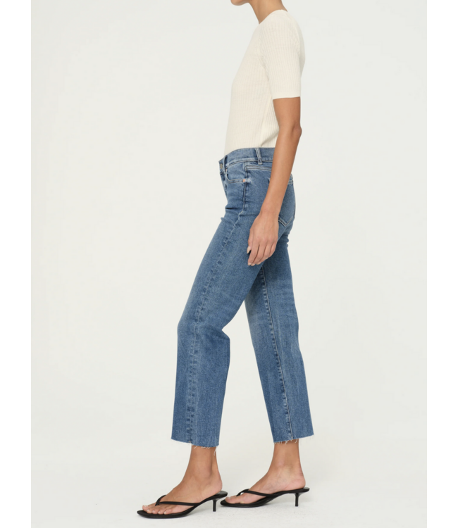 DL1961 Mara Straight Mid Rise Instasculpt Ankle