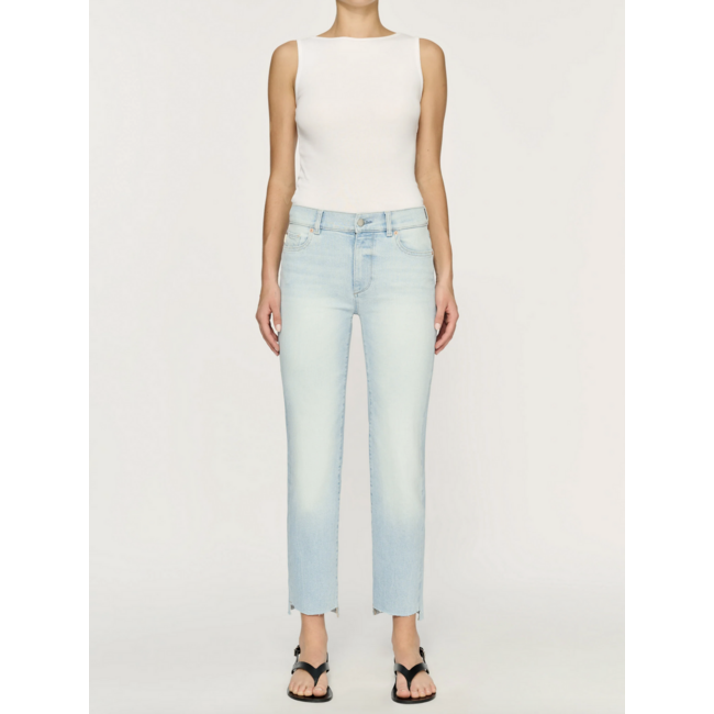 DL1961 Mara Straight Mid Rise Instasculpt Ankle