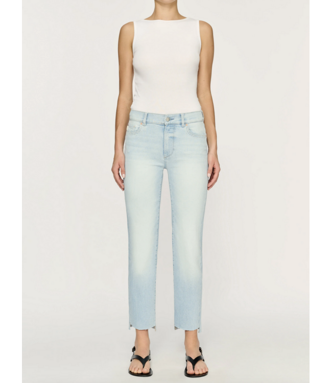 DL1961 Mara Straight Mid Rise Instasculpt Ankle