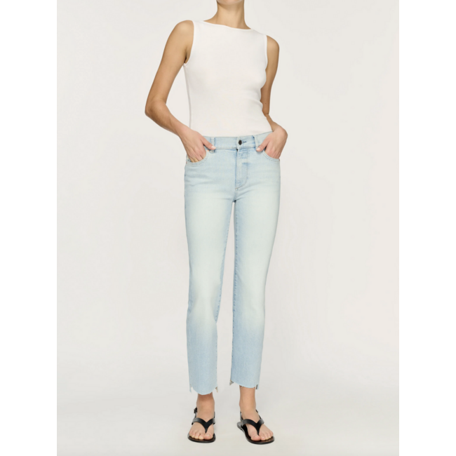 DL1961 Mara Straight Mid Rise Instasculpt Ankle