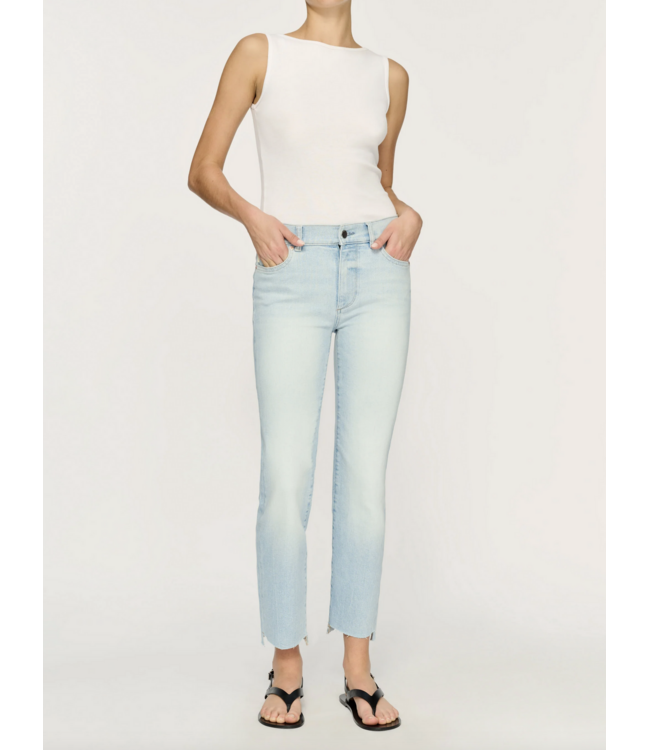 DL1961 Mara Straight Mid Rise Instasculpt Ankle