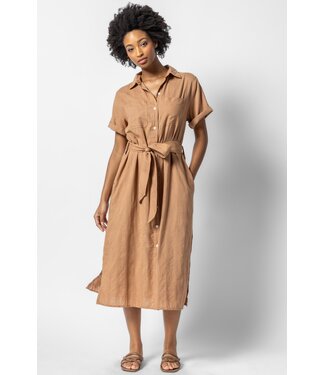 Lilla P Belted Shirt Dress
