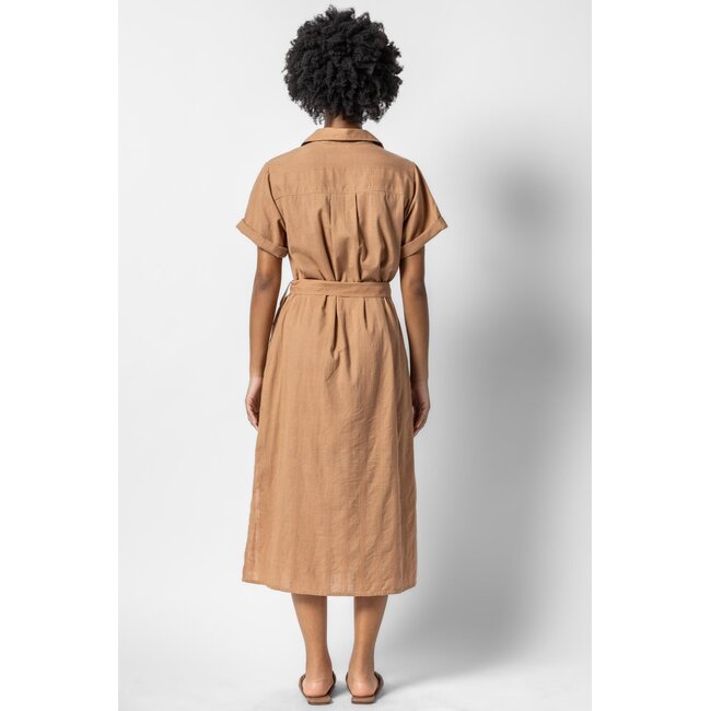 Lilla P Belted Shirt Dress
