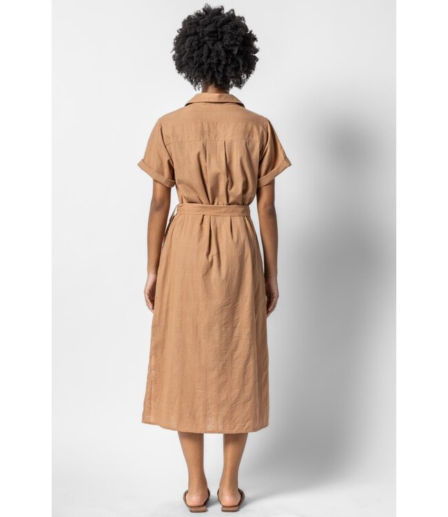 Lilla P Belted Shirt Dress