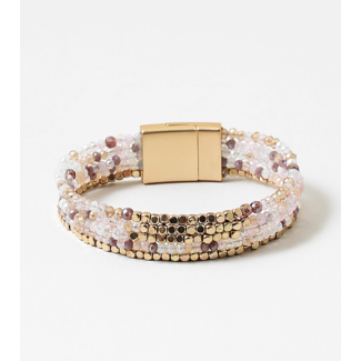 Magnetic Crystal Beaded Bracelet