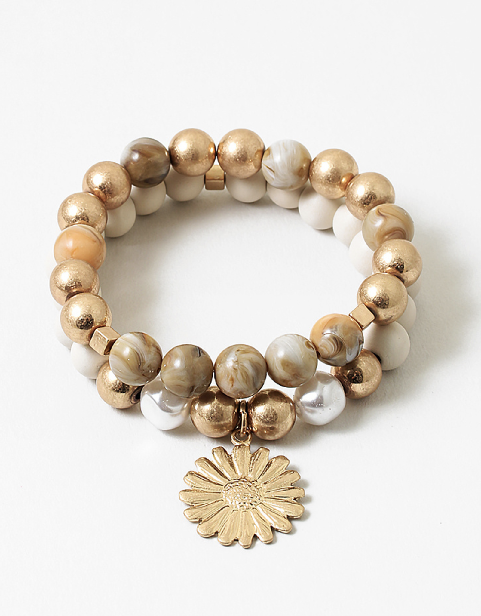 Stone Daisy Set Bracelet