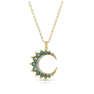 Selene Crescent Necklace