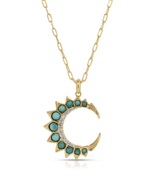 Selene Crescent Necklace