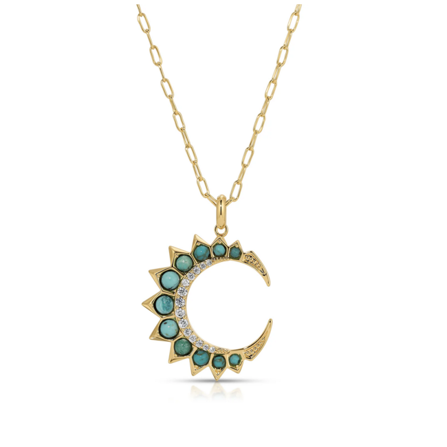 Selene Crescent Necklace