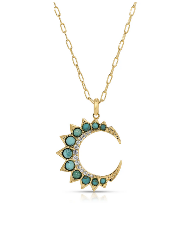 Selene Crescent Necklace