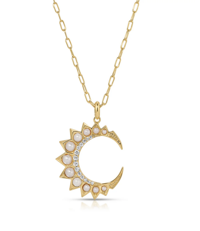 Selene Crescent Necklace