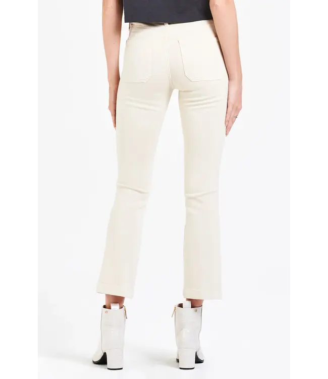 Dear John Jeanne High Rise Crop Flare Jean