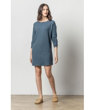 Lilla P Seamed Boatneck Dress