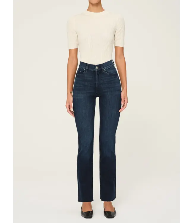 DL1961 Halle Straight High Rise Instasculpt