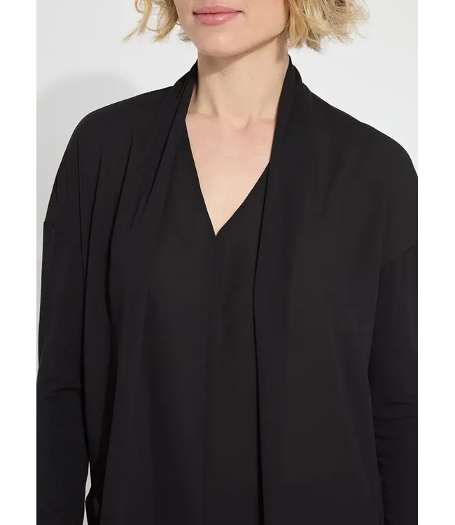 Naomi Folded Neck Mix Media Top