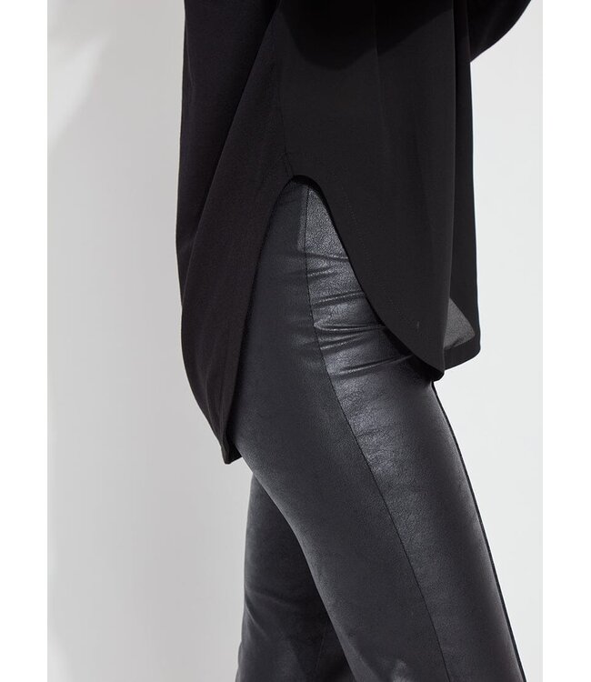 Naomi Folded Neck Mix Media Top