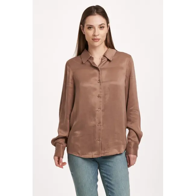 Dear John Birdie Button Down L/S Top
