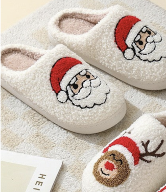 Holiday Plush Slippers