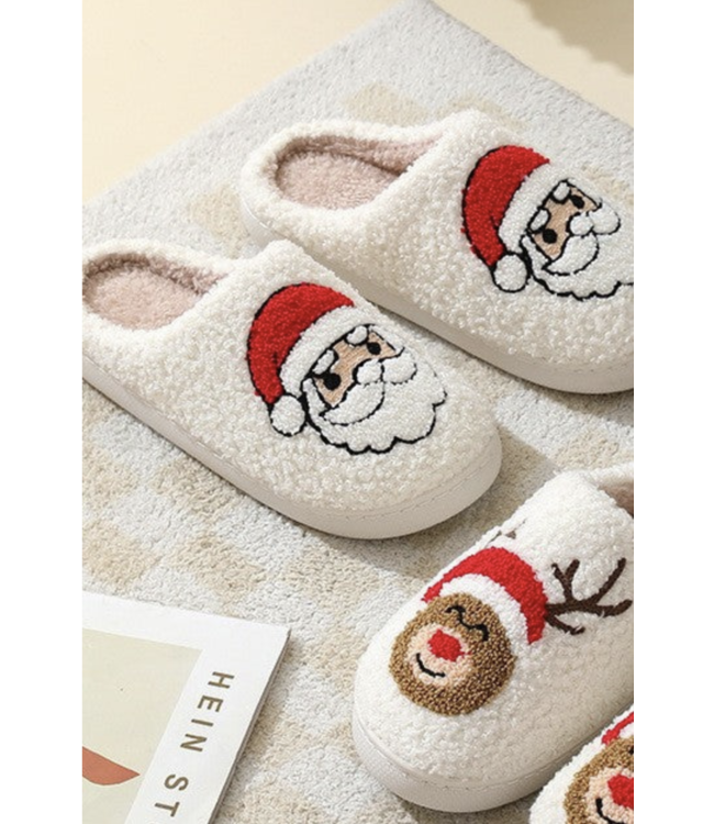 Holiday Plush Slippers