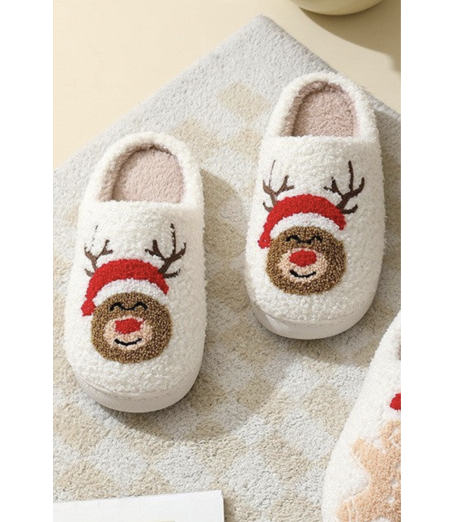 Holiday Plush Slippers