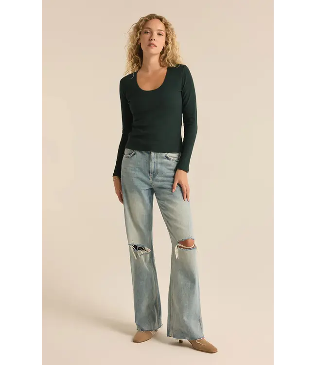 Z Supply Sirena Rib LS Tee