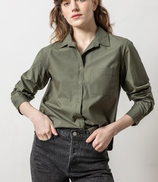 Lilla P Easy Poplin Button Down