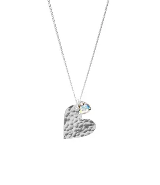 Hammered Heart Medallion