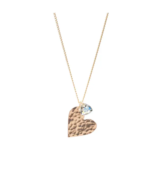 Hammered Heart Medallion