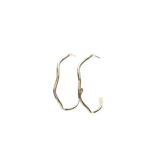 Wave Hoop Earring