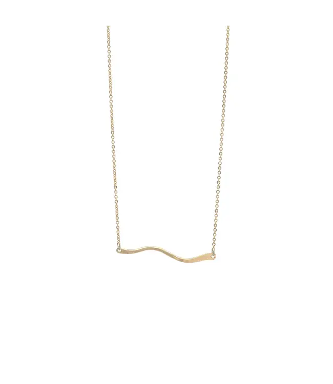 Wave Bar Necklace