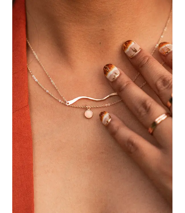Wave Bar Necklace