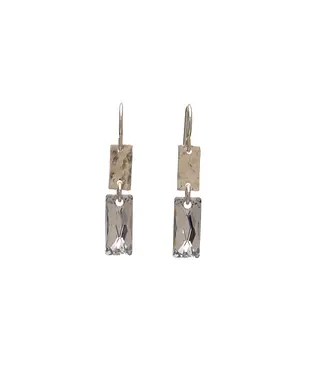 Rectangle Crystal Earring