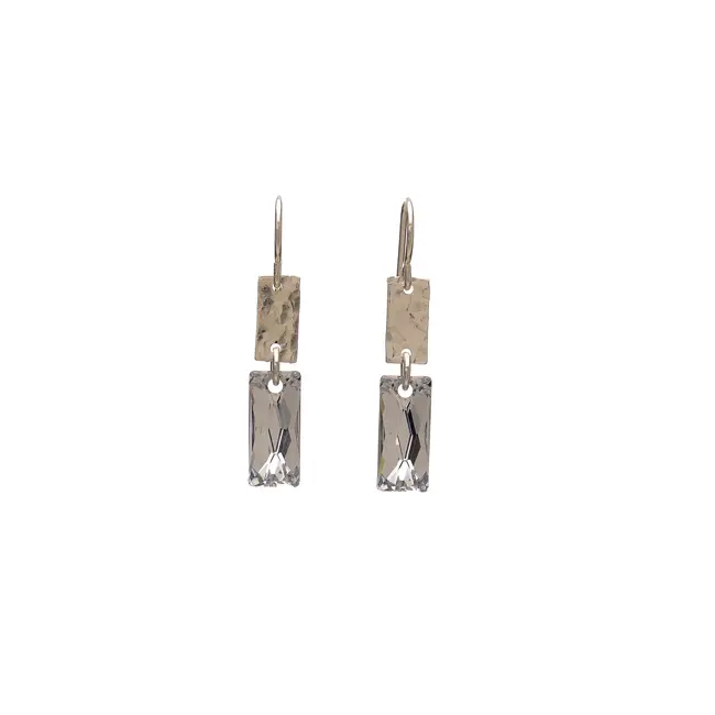 Rectangle Crystal Earring