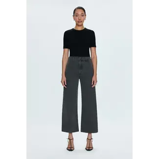 Pistola Penny Crop High Rise Wide Leg Jean