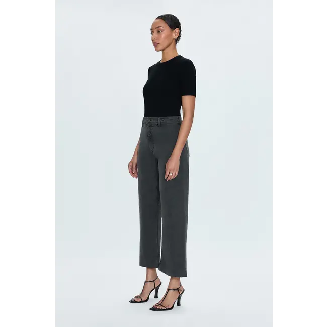 Pistola Penny Crop High Rise Wide Leg Jean