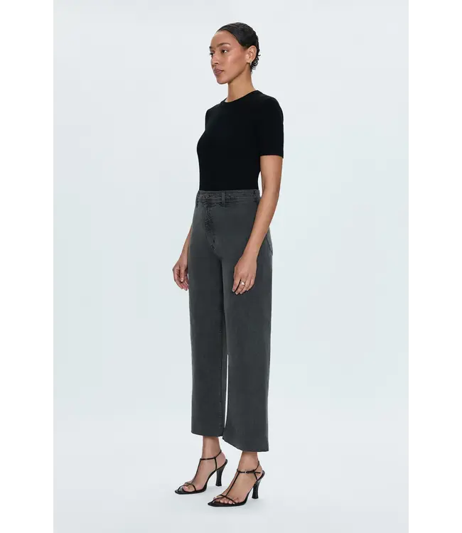 Pistola Penny Crop High Rise Wide Leg Jean