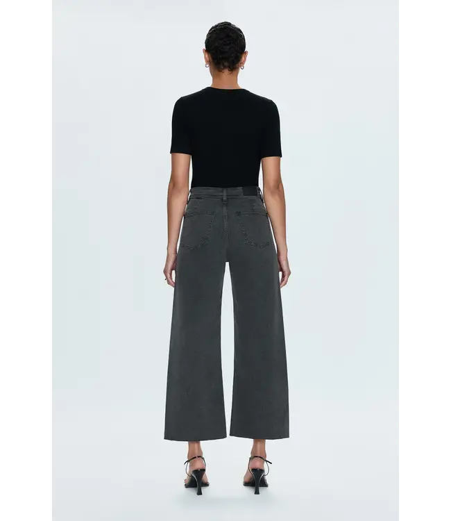 Pistola Penny Crop High Rise Wide Leg Jean