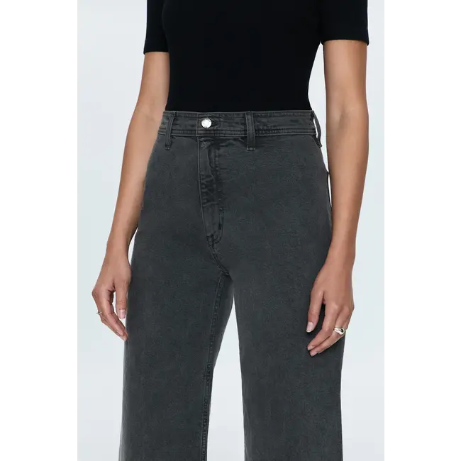 Pistola Penny Crop High Rise Wide Leg Jean