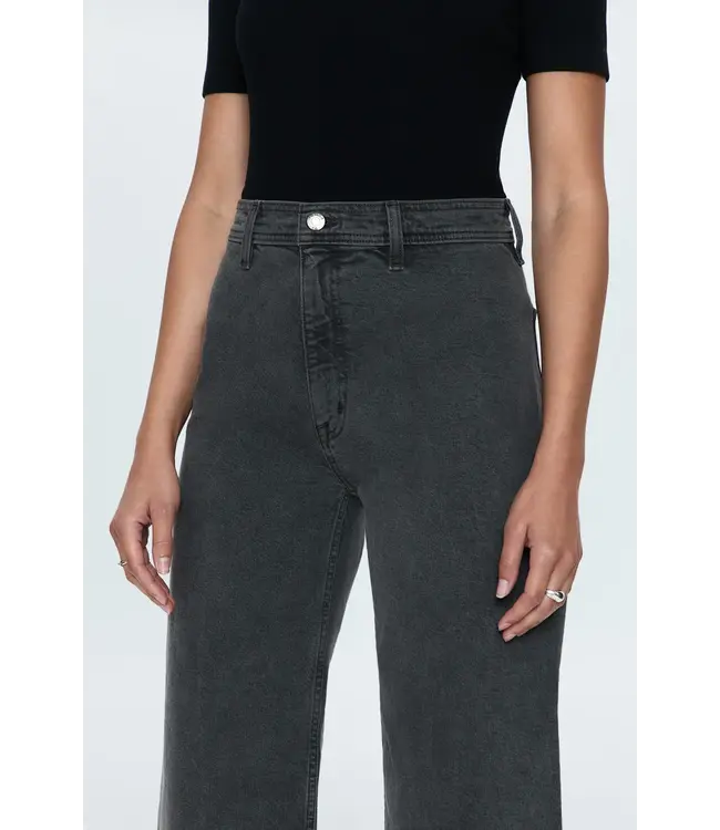 Pistola Penny Crop High Rise Wide Leg Jean